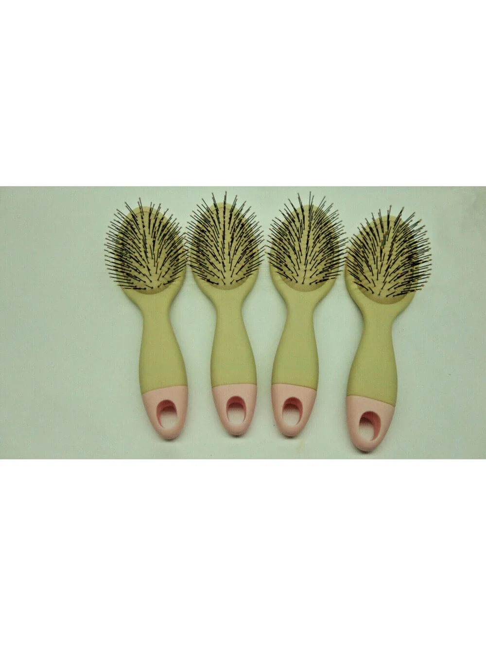 4 Pack Hair Brush Rubber/Plastic Nude/Pink by Macy's Beauty Collection